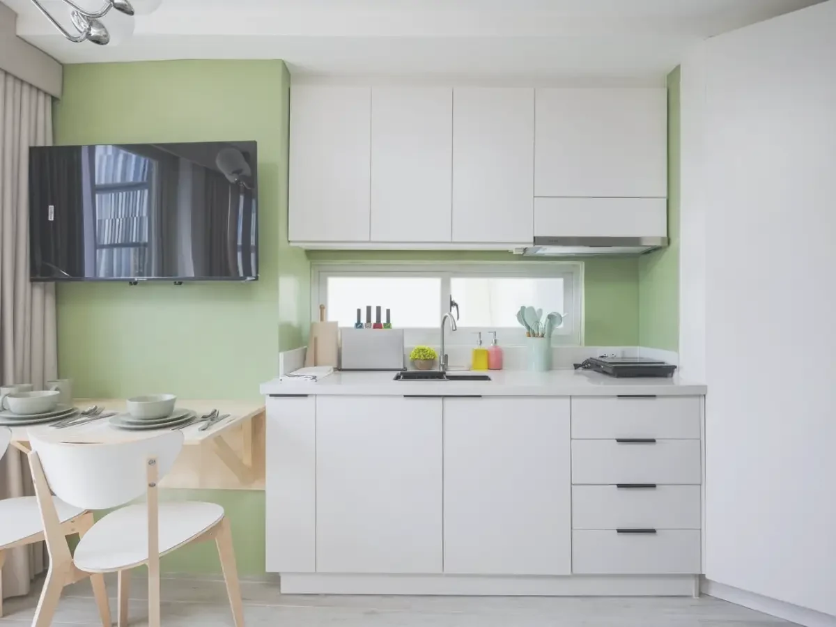 modern studio apartment